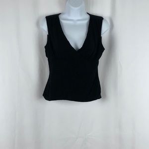 Willi Smith knit V-neck sleeveless top S